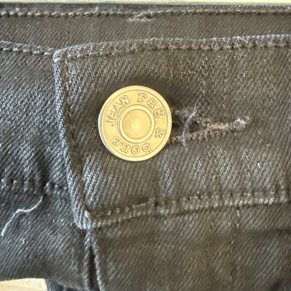 Rag & Bone Skinny Jeans Womens size 28 Coal Black 30 Inseam Stretch Denim Pants - Picture 5 of 10